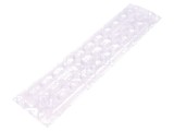 Lentilă LED Dreptunghiulară Plexiglass PMMA Transparentă