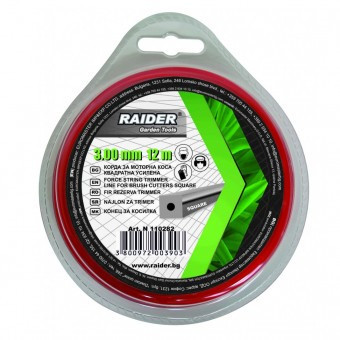 Fir cu profil patrat pentru motocoase, Raider 110283, latime 3.5mm, lungime 8 m foto