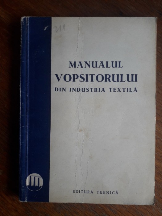 Manualul vopsitorului din industria textila / R3P2F
