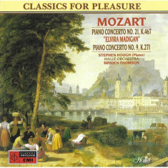 CD Mozart Stephen Hough -Hallé Orchestra, Bryden Thomson –Piano Concerto 21