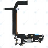 Conector de &icirc;ncărcare flex argintiu pentru iPhone 13 Pro Max