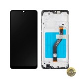 Display cu Touchscreen MP compatibil cu Samsung Galaxy A20s A207 cu Rama Negru