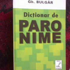a3b Gh. Bulgar - Dictionar de paronime