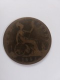 1 penny 1893 marea britanie