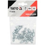 Yato YT-36200 - Piulite nituibile M4 20 bucati