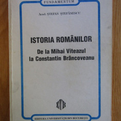 Istoria Romanilor de la Mihai Viteazu la Constantin Brancoveanu S. Stefanescu