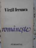 ROMANESTE-VIRGIL IERUNCA, Humanitas