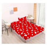 Cumpara ieftin Husa de Pat Cocolino cu Elastic + 2 Fete de Perna pentru Pat Dublu - XIA306