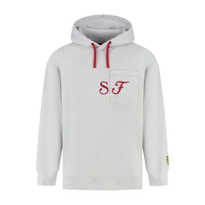 Ferrari hanorac de bărbați cu glugă Graphic grey F1 Team 2025 - L foto
