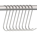 Cumpara ieftin Set 15 carlige pentru afumare mezeluri si carnuri, lungime 15 cm, diametru 3mm