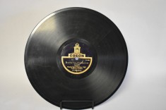 Disc ebonita patefon / gramofon - Dunarea albastra - Regimentul 2 Vanatoare RE