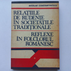RELATIILE DE RUDENIE IN SOCIETATILE TRADITIONALE. REFLEXE IN FOLCLORUL ROMANESC
