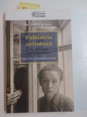 PSIHIATRIA ORTODOXA IN INTREBARI SI RASPUNSURI , DE VORBA CU UN PSIHIATRU ORTODOX de DMITRI AVDEEV , 2011 foto