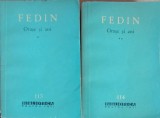 Orase si Ani Vol. 1-2 - K. Fedin, 1962, BPT, Roman, Beletristica, Editura Pentru Literatura, Paperback, 671 Pagini