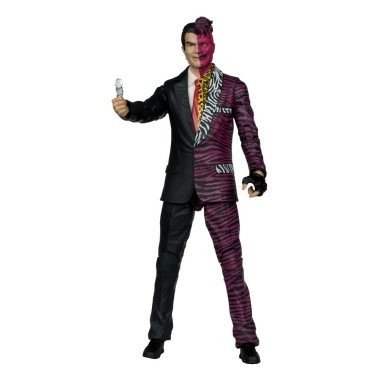DC Build A Megafig (Nightmare Bat) Batman Forever Figurina Two Face (Gold Label) 18 cm foto