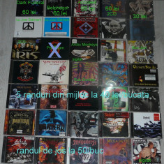 CD rock,death,black metal,punk,AC/DC,Iris,Bon Jovi,Pantera,Megadeth,Slipknot