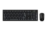 KIT wireless GENIUS, tastatura wireless 104 taste (slim) + mouse wireless 1000dpi, 3 butoane, black, &quot;KM-8101&quot;, SmartGenius app &quot;31340014400&quot; (timbru