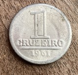 C50 - Moneda foarte veche - Brazilia - 1 cruzeiro - 1961