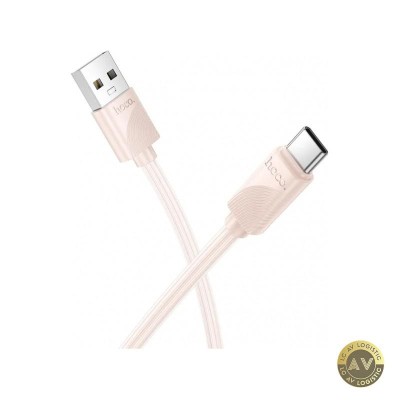 Cablu Date si Incarcare USB-A - Lightning HOCO X114 18W 1m Roz foto