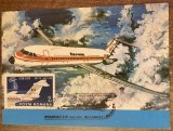 C12 - maxima Romania - tematica aviatie 25 - zbor inaugural ROMBAC 1-11 Bucuresti - Londra - 23 martie 1983 - prima zi a emisiunii sau expozitii