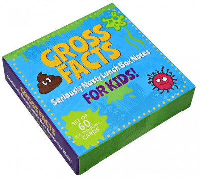 Gross Facts Noteworthy Card Deck: Seriously Nasty Lunch Box Notes for Kids! foto