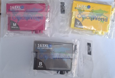 Cartușe de cerneală X3 Office World 163XL foto