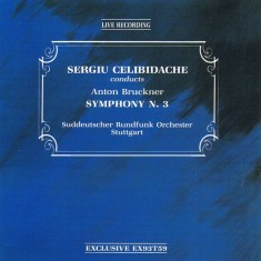 CD Celibidache ;Anton Bruckner, Sergiu Celibidache &ndash; Celibidache conducts Bruckner Symphony n. 3 (VG+)