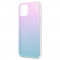 Husa Cover Guess 3D Raised Iridescent pentru iPhone 12 Pro Max Blue