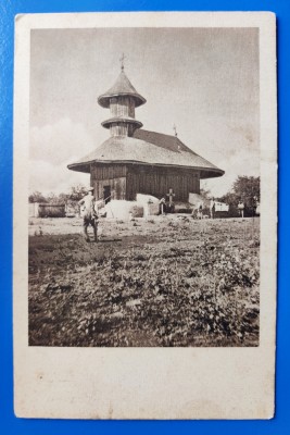 Biserica din Straoane, (Vrancea) 1917, tip fotografie, Feldposkarte, necirculata foto