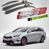 Cumpara ieftin Ștergătoare Kia Ceed III SW CD 2018-prezent | Set Față și Spate Flat &ndash; TeamCar&reg;
