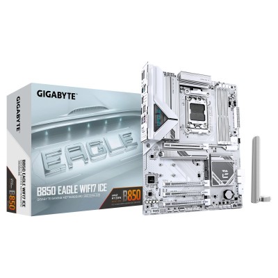 Placa de Baza GIGABYTE B850 EAGLE WIFI7 ICE AM5, 4x foto