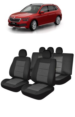 Set huse scaune SKODA KAMIQ 2020-2022 Premium (Bancheta fractionata ) foto