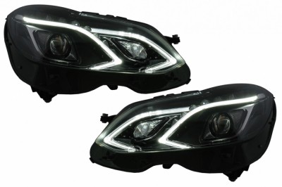 Faruri LED compatibil cu Mercedes E-Class W212 (2009-2012) Facelift Design HLMBW212FL09 foto