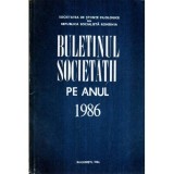 Marica Anghelescu - Buletinul societatii pe anul 1986 - 120189