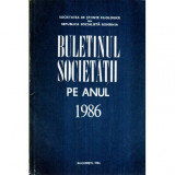Marica Anghelescu - Buletinul societatii pe anul 1986 - 120189