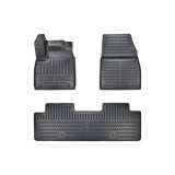 Covorase Auto Cauciuc Tip Tavita ALM Renault Scenic E-Tech 2024+ Negre, Margine Inalta, Fixare Clipsuri