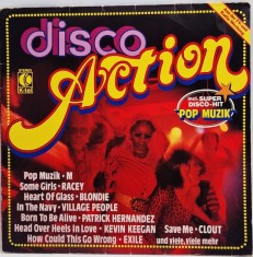 Various &lrm;&ndash; Disco Action NM / VG+ vinil LP disc K tel Germania 1979 disco pop rock