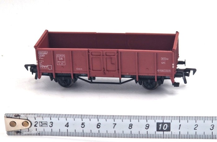 vagon de marfa Flaschmann 5012 ( HO ) 1 : 87 trenulet colectie Diorama cai ferate