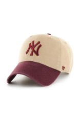 47 brand șapcă de baseball din bumbac MLB New York Yankees culoarea verde, B-NLTRG17GWS-KHA