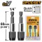Prelungitor bits cu eliberare rapida set 2 bucati - Ingco ABH20601