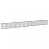 Cumpara ieftin Cos gabion cu capac, 1150x100x100 cm, fier galvanizat