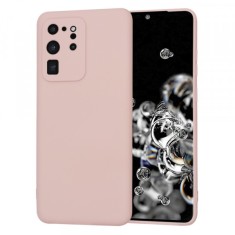 Husa pentru Samsung Galaxy S20 Ultra 5G G988 / S20 Ultra G988, Techsuit, SoftFlex, Roz
