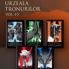 Pachet Urzeala Tronurilor 1-5 (ed. 2020) - George R.R. Martin