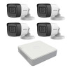 Sistem supraveghere 4 camere Hikvision 2MP 2.8mm IR 30m, DVR 4 canale 1080N audio integrat SafetyGuard Surveillance