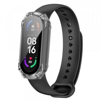 Husa Techsuit Defense360 Pro pentru Xiaomi Smart Band 7, Transparenta foto