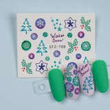 Cumpara ieftin Tatuaj Unghii LUXORISE Winter Star, STZ-788