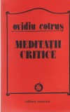 Ovidiu Cotrus - Meditatii critice