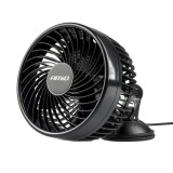 Ventilator auto AMiO 24V cu ventuza, 15 cm, 2 viteze, reglaj unghi