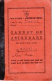 AMS# - CARNET DE ASIGURARE PE ANII 1939-1942