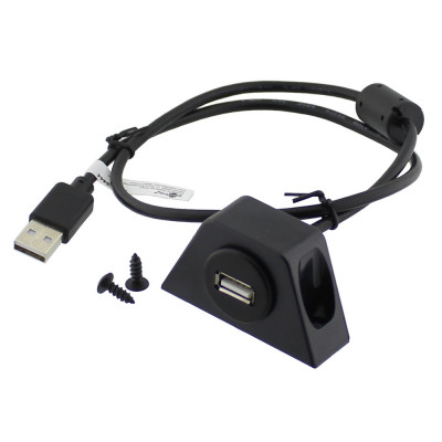 Cablu prelungitor USB A, cu sistem de prindere, Goobay, 95444, T100130 foto